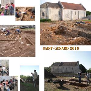 Fouilles archéologiques à Saint-Génard