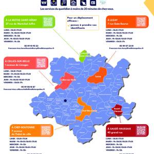 Les antennes France Services du Mellois